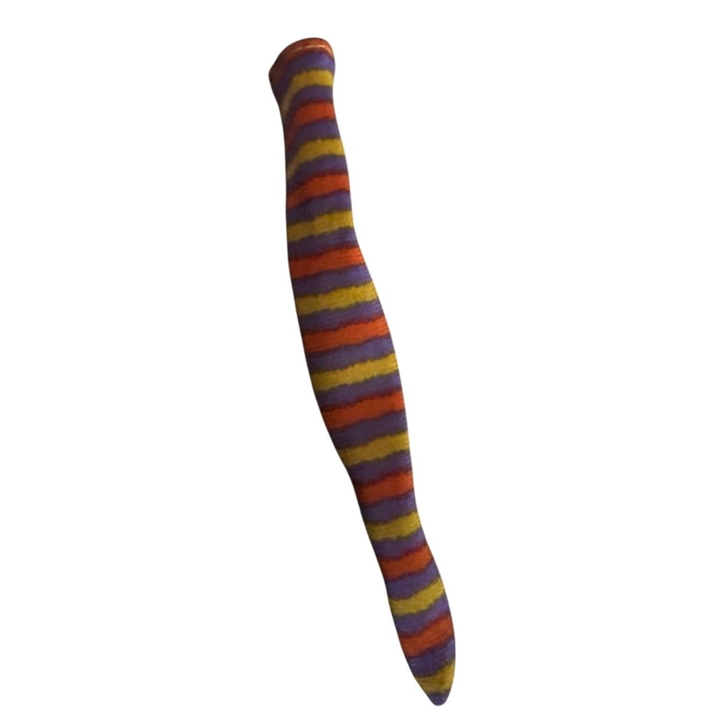 Monster High Doll Howleen Wolf Sock Purple Orange Yellow Striped Doll Clothes